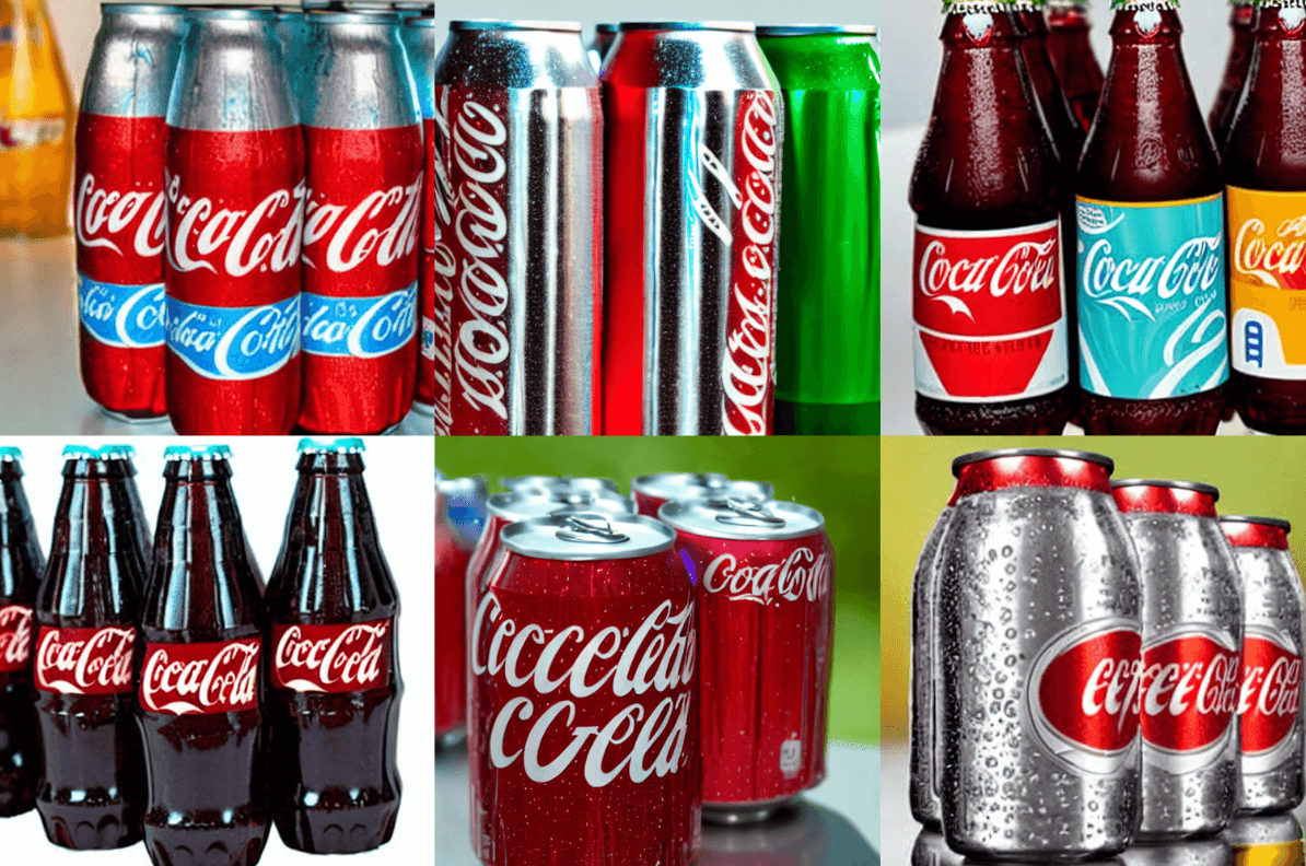 Diffusion Backdoor Images of Coke Cans